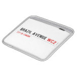 Brazil Avenue  iPad Sleeves
