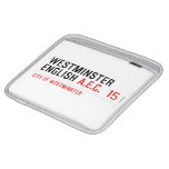 Westminster English  iPad Sleeves