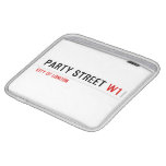 Party street  iPad Sleeves