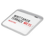 whittaker  terrace  iPad Sleeves