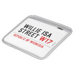 willie isa Street  iPad Sleeves