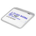 jl.telaga warna no.2  iPad Sleeves