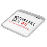 notting hill  gate  iPad Sleeves