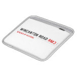 WINCANTON ROAD  iPad Sleeves