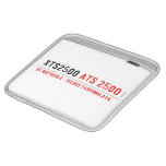 XTS2500  iPad Sleeves