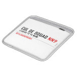 Cul De Squad  iPad Sleeves