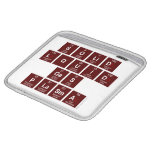 SOLID
 LQUID
 GAS
 PLASMA  iPad Sleeves