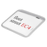 fleet  street  iPad Sleeves
