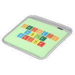 Periodic
 Table
 Writer  iPad Sleeves