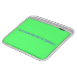 keep calm and just be yourself  iPad Sleeves