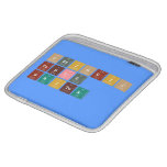 Periodic
 Table
 Writer  iPad Sleeves