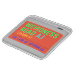 Weirdness Road  iPad Sleeves