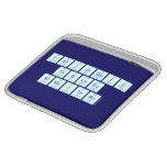 Periodic
 Table
 Writer  iPad Sleeves