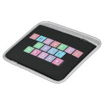 Periodic
 Table
 Writer  iPad Sleeves