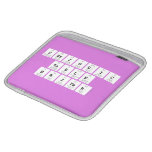 Periodic
 Table
 Writer  iPad Sleeves