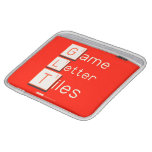 Game
 Letter
 Tiles  iPad Sleeves
