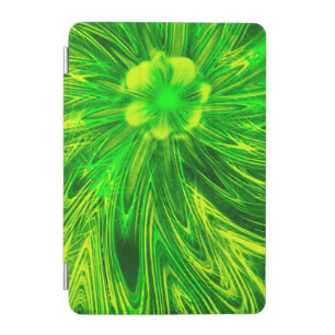 iPad Smart Cover Abstract Lines Green Flower