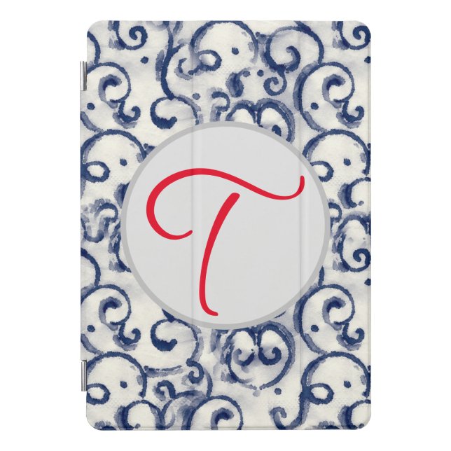 iPad Smart Cover JAPANESE PATTERN CUSTOM INITIAL  (Front)