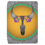 iPad Smart Cover with bull face on top