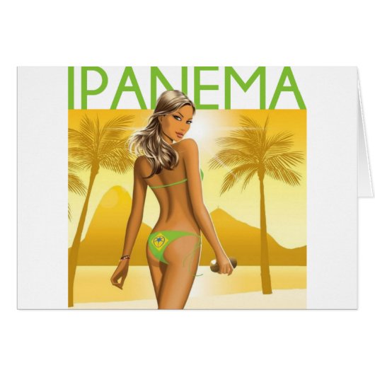 Ipanema Beach Cards (Front Horizontal)