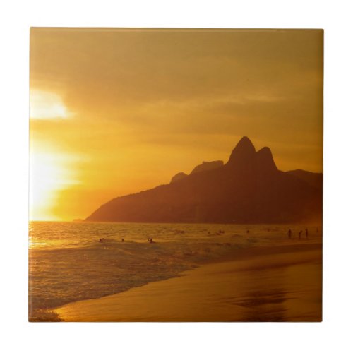 Ipanema beach tile