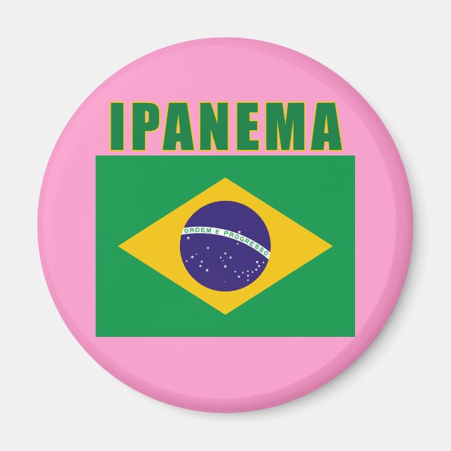 IPANEMA Brazil Beach Tshirts, Gifts Magnet (Front)