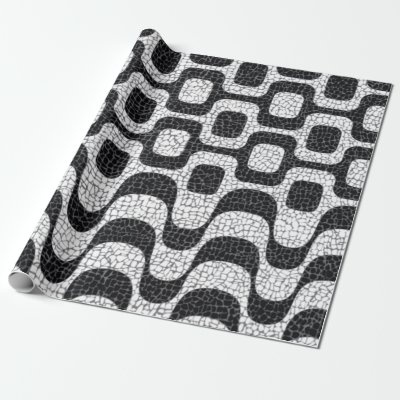 Ipanema / Copacabana Boardwalk Wrapping Paper