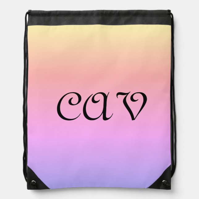 Ipanema Cornflower Blue  Drawstring Bag (Front)
