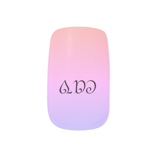 Ipanema Cornflower Blue  Minx Nail Art (Left Thumb)