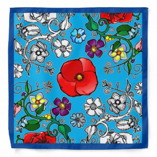 Ipanema flowers bandana
