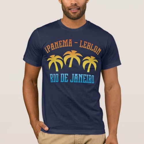 Ipanema Leblon Palms Rio T_Shirt