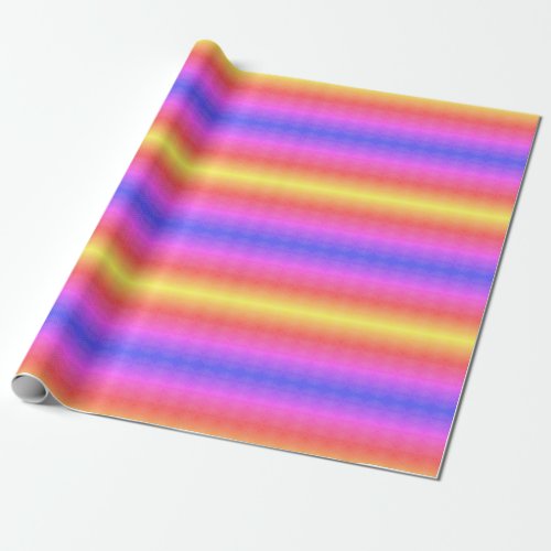 Ipanema Rainbow Hypnotic Diamond Modern Pop Art Wrapping Paper