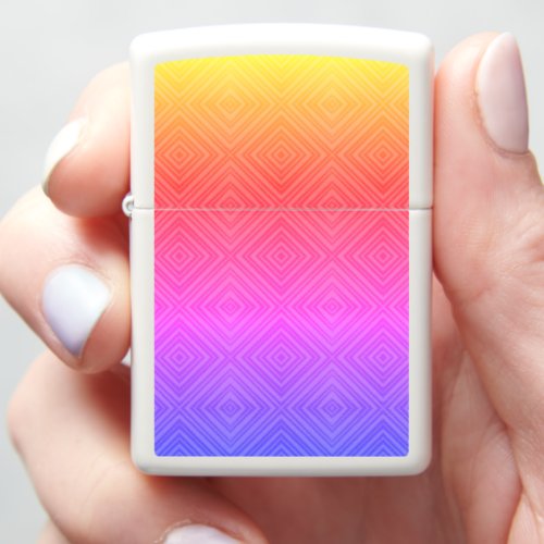 Ipanema Rainbow Hypnotic Diamond Modern Pop Art    Zippo Lighter