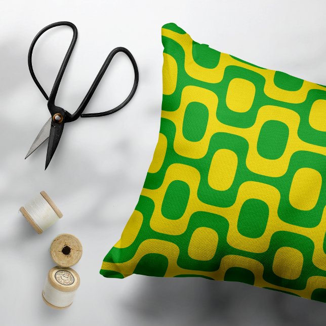 Ipanema Sidewalk Pattern, Beach Pattern, Brazil Accent Pillow (Creator Uploaded)