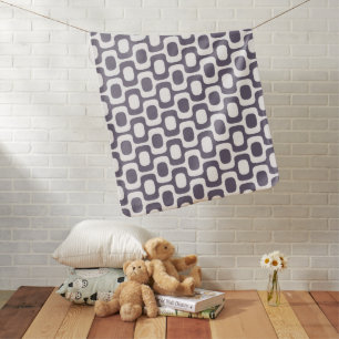 Ipanema Sidewalk Pattern, Beach Pattern, Brazil Baby Blanket