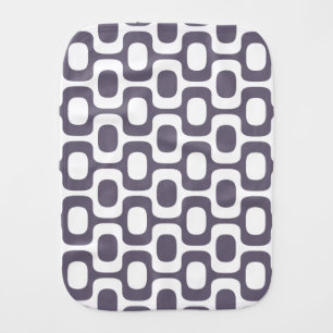 Ipanema Sidewalk Pattern, Beach Pattern, Brazil Baby Burp Cloth
