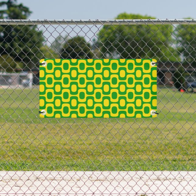 Ipanema Sidewalk Pattern, Beach Pattern, Brazil Banner (Insitu)