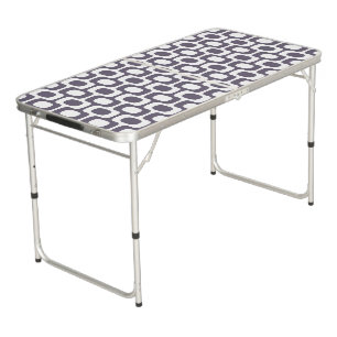 Ipanema Sidewalk Pattern, Beach Pattern, Brazil Beer Pong Table
