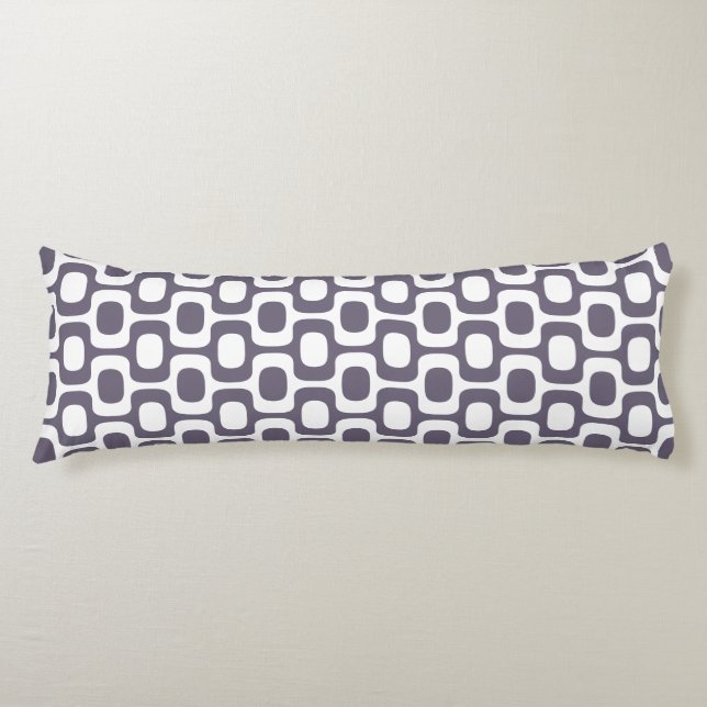 Ipanema Sidewalk Pattern, Beach Pattern, Brazil Body Pillow (Front)