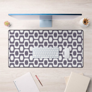 Ipanema Sidewalk Pattern, Beach Pattern, Brazil Desk Mat