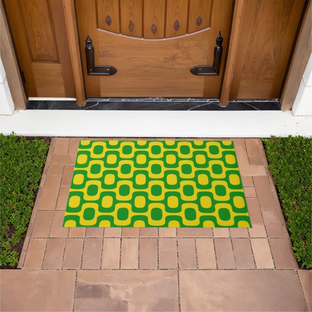 Ipanema Sidewalk Pattern, Beach Pattern, Brazil Doormat (Outdoor)