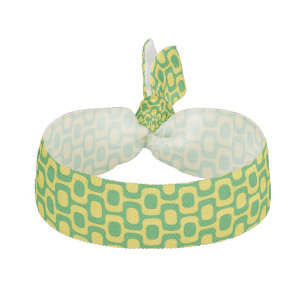 Ipanema Sidewalk Pattern, Beach Pattern, Brazil Elastic Hair Tie