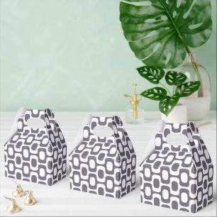 Ipanema Sidewalk Pattern, Beach Pattern, Brazil Favor Boxes