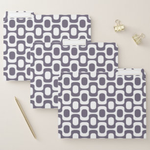 Ipanema Sidewalk Pattern, Beach Pattern, Brazil File Folder