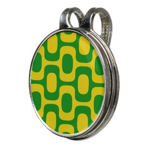 Ipanema Sidewalk Pattern, Beach Pattern, Brazil Golf Hat Clip