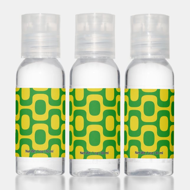 Ipanema Sidewalk Pattern, Beach Pattern, Brazil Hand Sanitizer (Set)