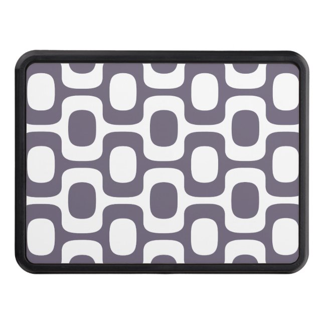 Ipanema Sidewalk Pattern, Beach Pattern, Brazil Hitch Cover (Front)