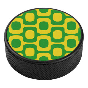 Ipanema Sidewalk Pattern, Beach Pattern, Brazil Hockey Puck