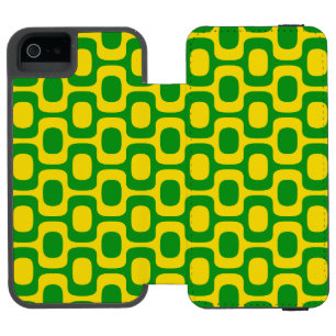 Ipanema Sidewalk Pattern, Beach Pattern, Brazil iPhone SE/5/5s Wallet Case