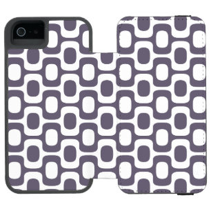 Ipanema Sidewalk Pattern, Beach Pattern, Brazil iPhone SE/5/5s Wallet Case